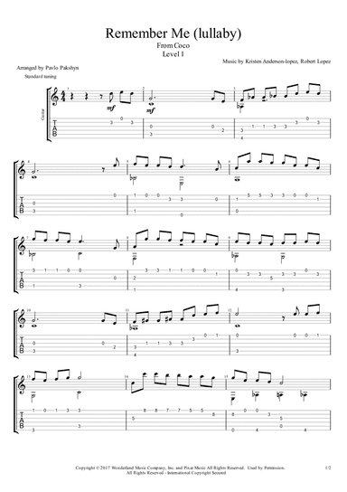 Remember Me (lullaby)