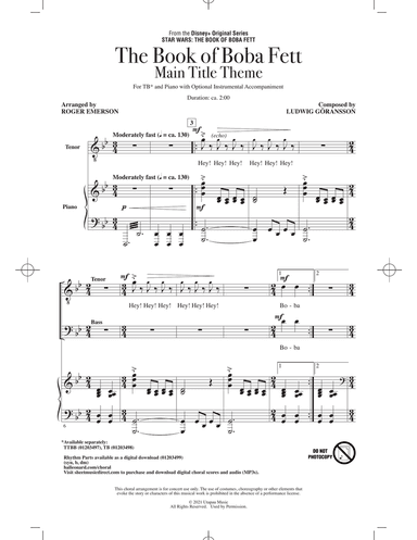 The Book Of Boba Fett Main Title Theme (arr. Roger Emerson)