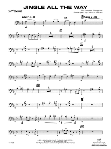 Jingle All the Way: 1st Trombone