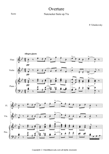 Nutcracker Op.71a Overture