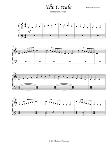 The C Scale (Etude for C scale)