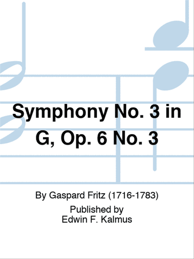 Symphony No. 3 in G, Op. 6 No. 3
