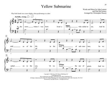 Yellow Submarine (arr. Christopher Hussey)