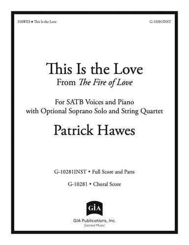 This Is the Love - Full Score and Parts