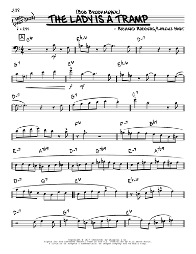 The Lady Is A Tramp (solo only)