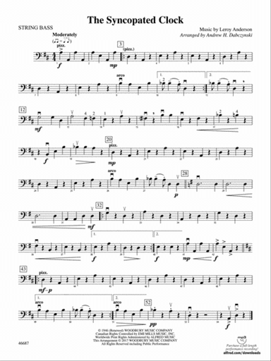 The Syncopated Clock: String Bass