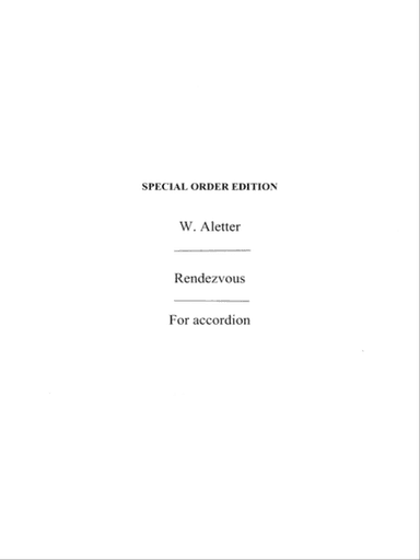 Rendezvous For Accordion