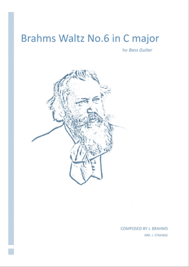 Brahms Waltz No.6 in C Major for Bass Guitar