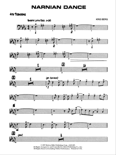 Narnian Dance: 4th Trombone