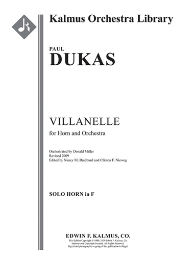 Villanelle for Horn and Orchestra