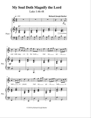 My Soul Doth Magnify the Lord