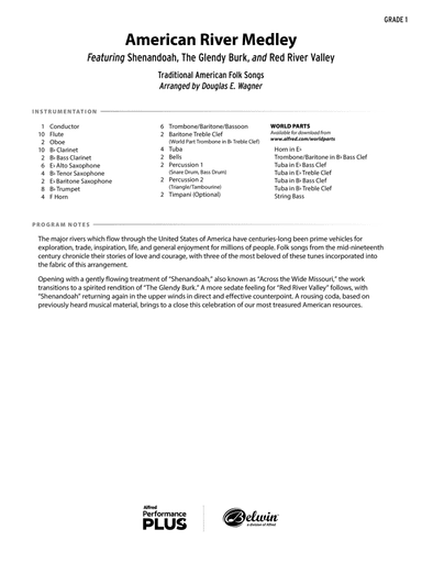 American River Medley: Score