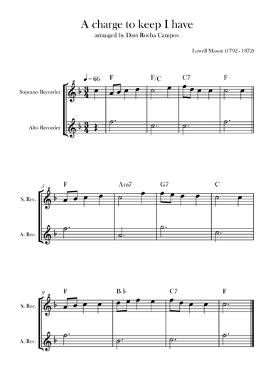 A charge to keep I have