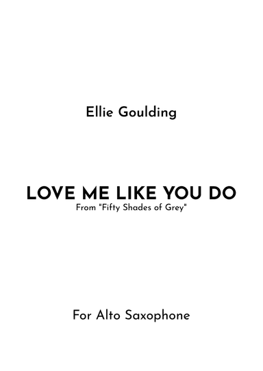 Love Me Like You Do