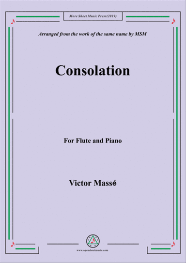 Masse-Consolation, for Flute and Piano