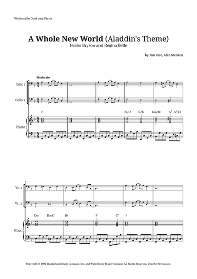 A Whole New World (aladdin's Theme)