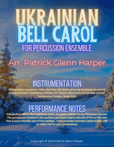 Ukrainian Bell Carol - for Percussion Ensemble