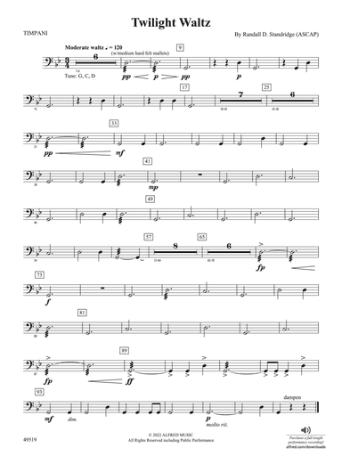 Twilight Waltz: Timpani