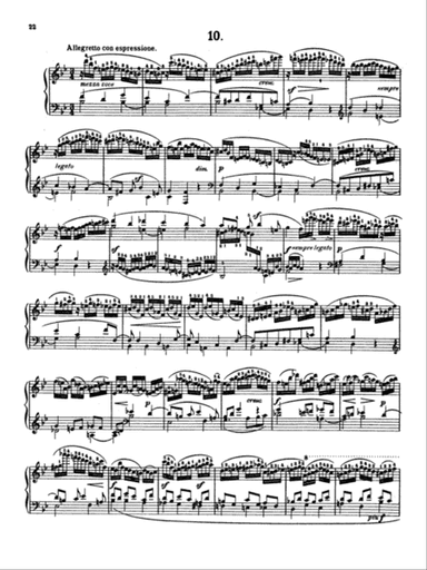 Clementi: Gradus ad Parnassum (Twenty-nine Selected Studies)