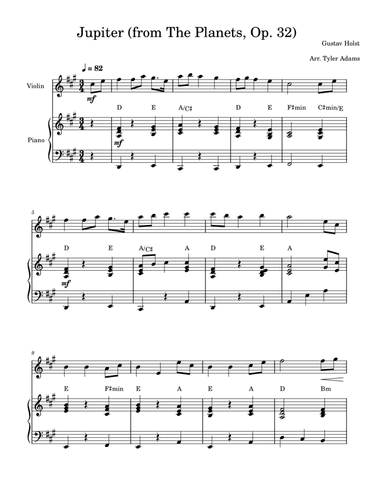 Jupiter (from The Planets, Op. 32)