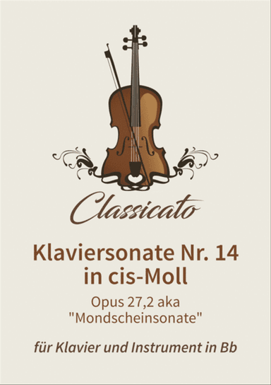 Klaviersonate Nr. 14 in cis-Moll