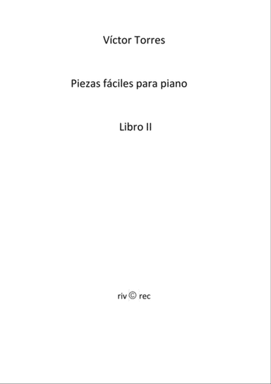 Easy Piano Pieces Book II