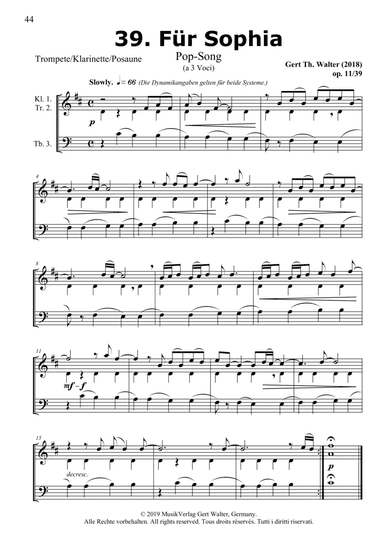 For Sophia (from Brass Pop Romanticists)