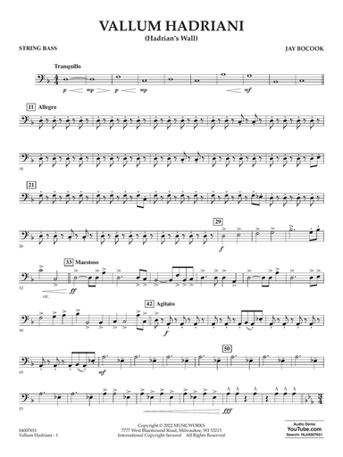 Vallum Hadriani (Hadrian's Wall) - String Bass