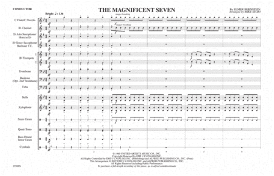 The Magnificent Seven: Score