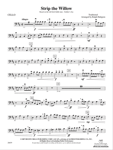 Strip the Willow: Cello