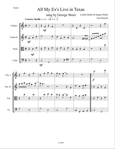 All My Ex's Live In Texas