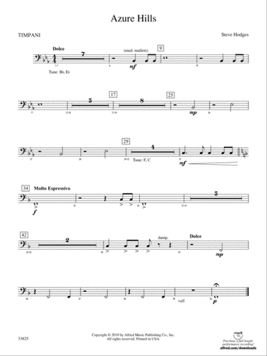 Azure Hills: Timpani