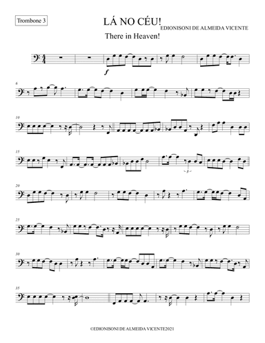 Trombone 3 -LÁ NO CÉU- There in Heaven!