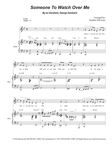 Someone To Watch Over Me