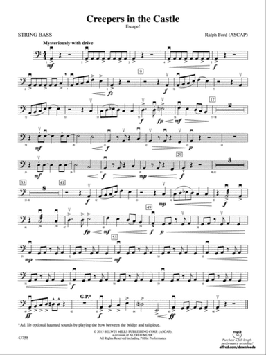 Creepers in the Castle: String Bass