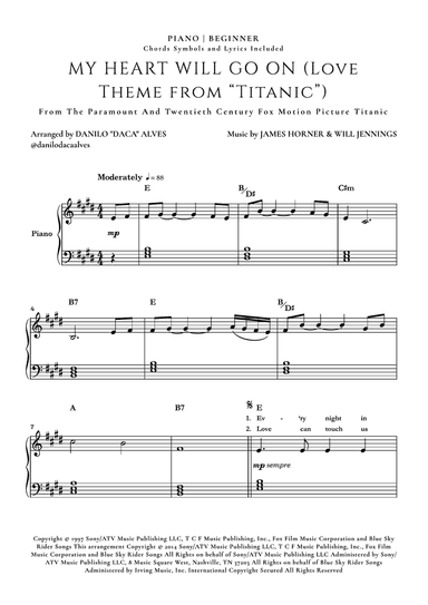 My Heart Will Go On (love Theme From 'titanic')