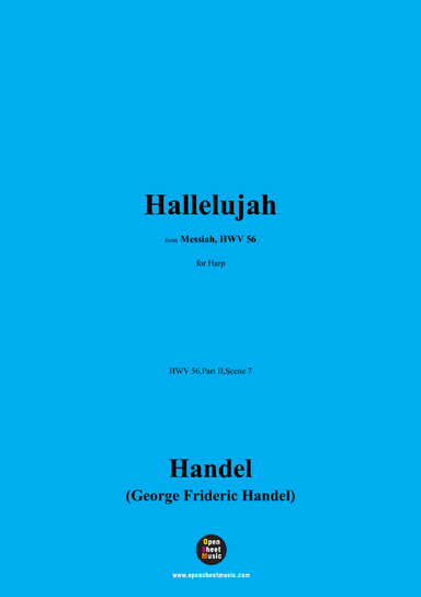Handel-Hallelujah,from 'HWV 56,Part II,Scene 7',for Harp