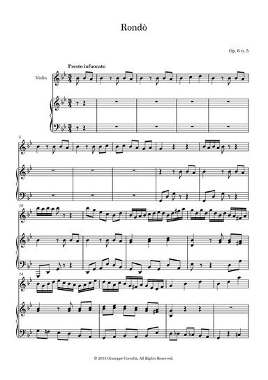 Rondo Op. 6 No. 5