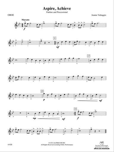 Aspire, Achieve: Oboe