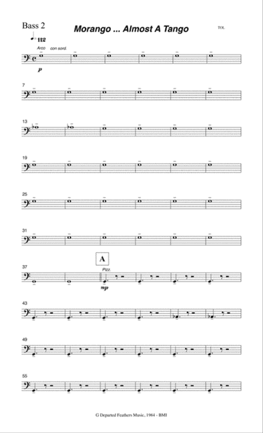 Morango ... almost a tango (1984 string orchestra) Double bass 2 part