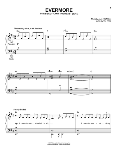 Evermore (from Beauty And The Beast)