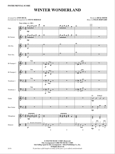 Winter Wonderland: Score