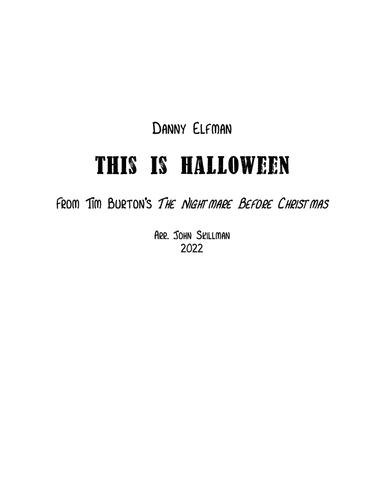 This Is Halloween