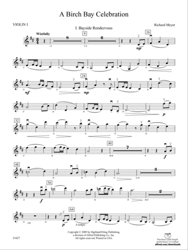 A Birch Bay Celebration: 1st Violin