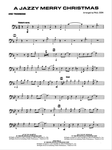 Jazzy Merry Christmas: 2nd Trombone