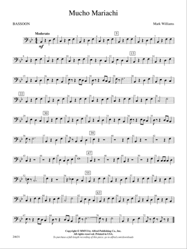 Mucho Mariachi: Bassoon
