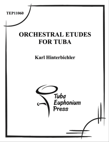 Orchestral Etudes for Tuba