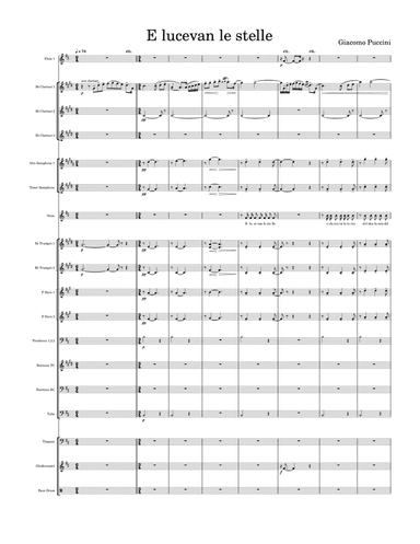 E Lucevan le Stelle
