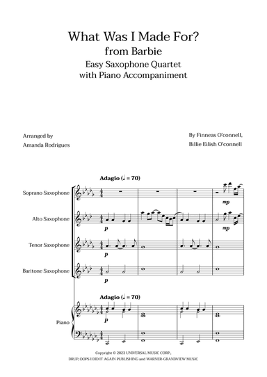 What Was I Made For?