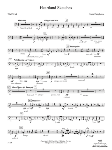Heartland Sketches: Timpani